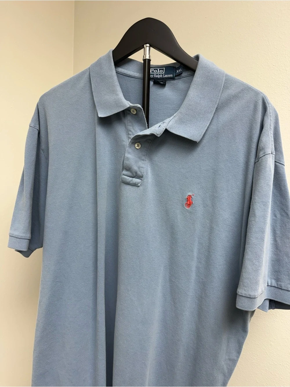 Ralph Lauren Light Blue Polo with Pony Embroidery